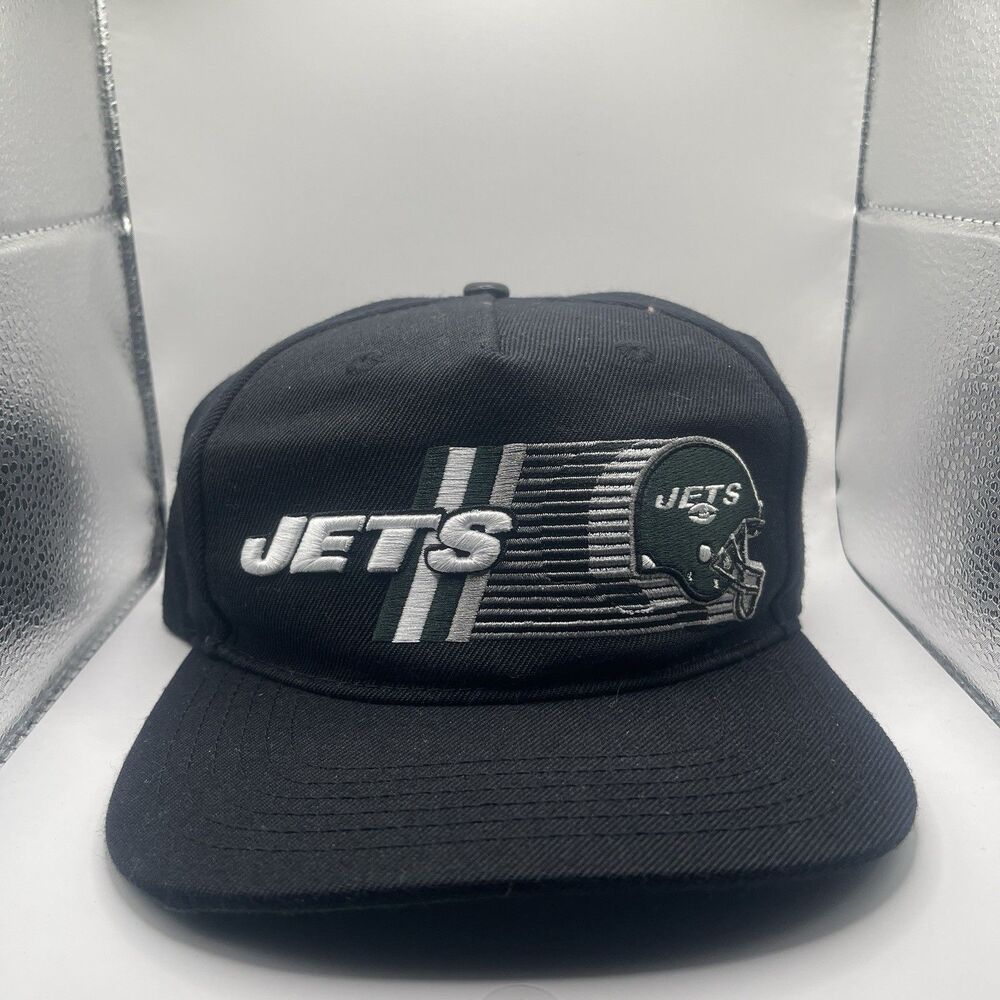 Pro New York Jets Snapback Hat Black Green White NFL Football One Size